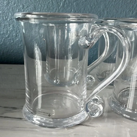 Simon Pearce Handblown Windsor Tankard Mugs - Picture 3 of 5